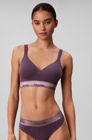 Oblikovan bralette modrček - Icon Cotton Modal
