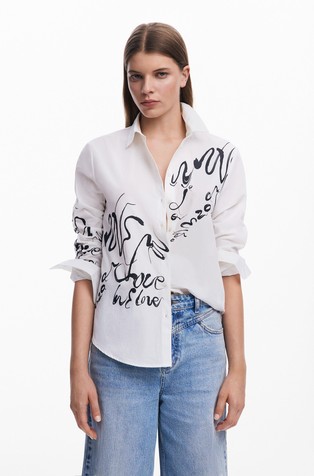Ink letter shirt