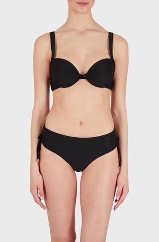 Push-up bikini in textured Lycra