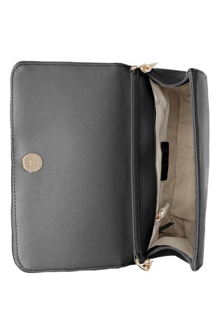 LIU JO Quilted faux-leather crossbody Black 4