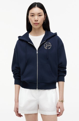Logo Embroidery Zip-Thru Hoody