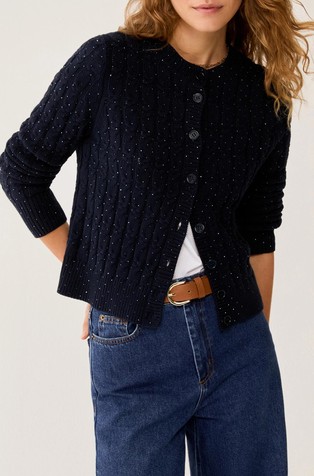 Pletena jopa z okrasnimi kamenčki