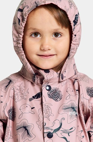 DIDRIKSONS Slaskeman Waterproof Kids' Set Ocean Soft Pink 5