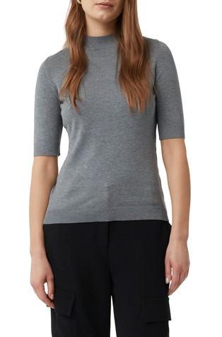 Pletena majica s svetlečimi vlakni