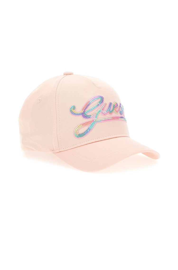 GUESS Baseball cap with logo Elegant Pink 