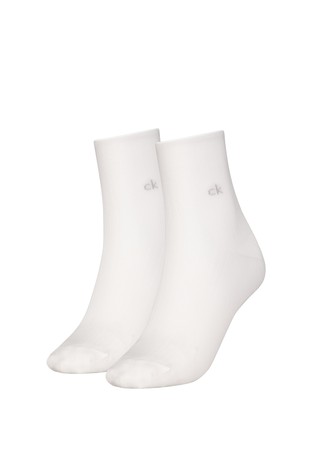 2 Pack Crew Socks in Cotton-blend