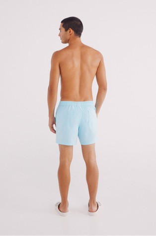 SPRINGFIELD Enobarvne kopalke Modra - Light Blue 2