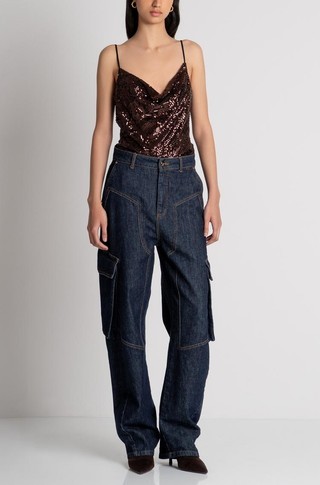 Cargo jeans balloon fit