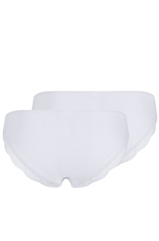 SKINY Classicotton paket 2 spodnjih hlačk Bela - White 2