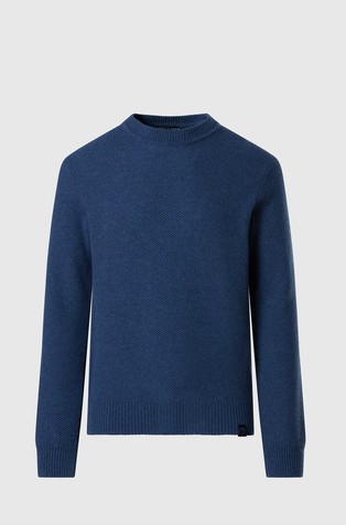 Wool-blend knit sweater