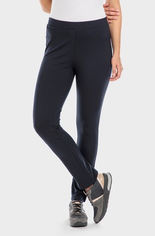 Slim fit ponte di roma trousers