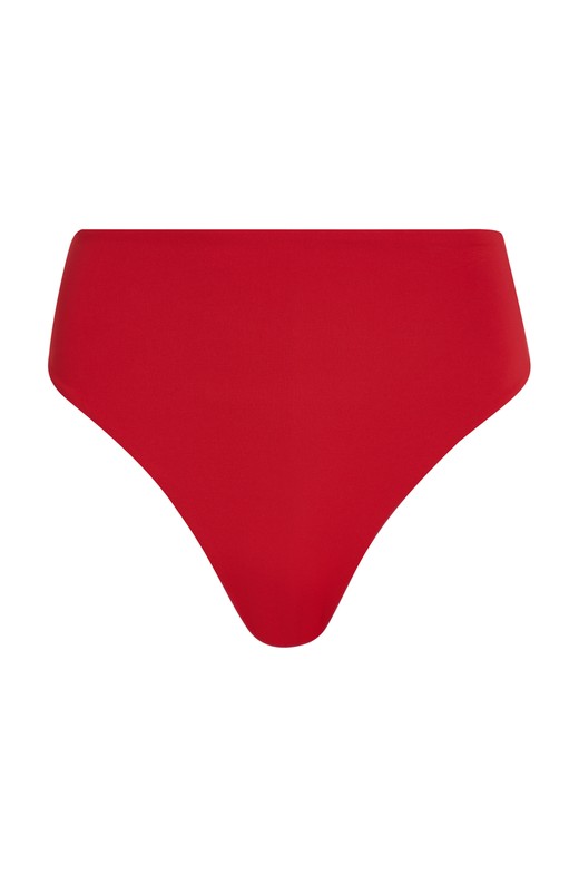 Hilfiger Monotype High Rise Cheeky Bikini Bottoms TOMMY HILFIGER
