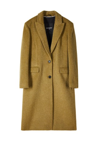 Wool and mohair blend coat