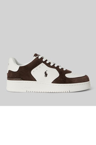 Masters Court Leather-suede Sneaker
