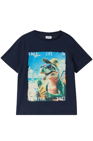 Bombažna majica s potiskom