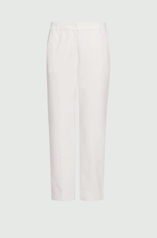 Stretch cotton-blend trousers