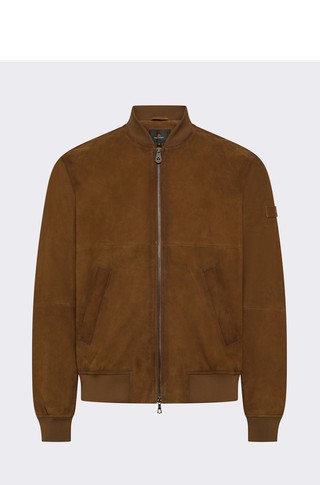 Suede Bomber Jacket