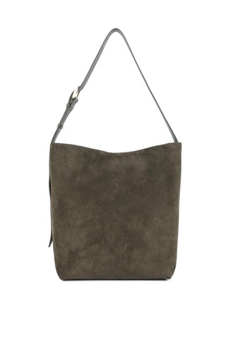 Suede večja hobo torbica iz semiša