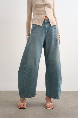 TSEMMA high rise barrel fit jeans