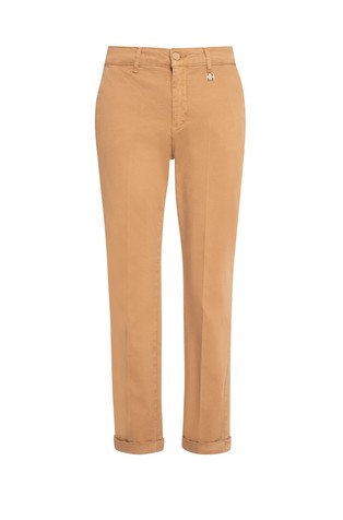 Regular fit stretch cotton chinos