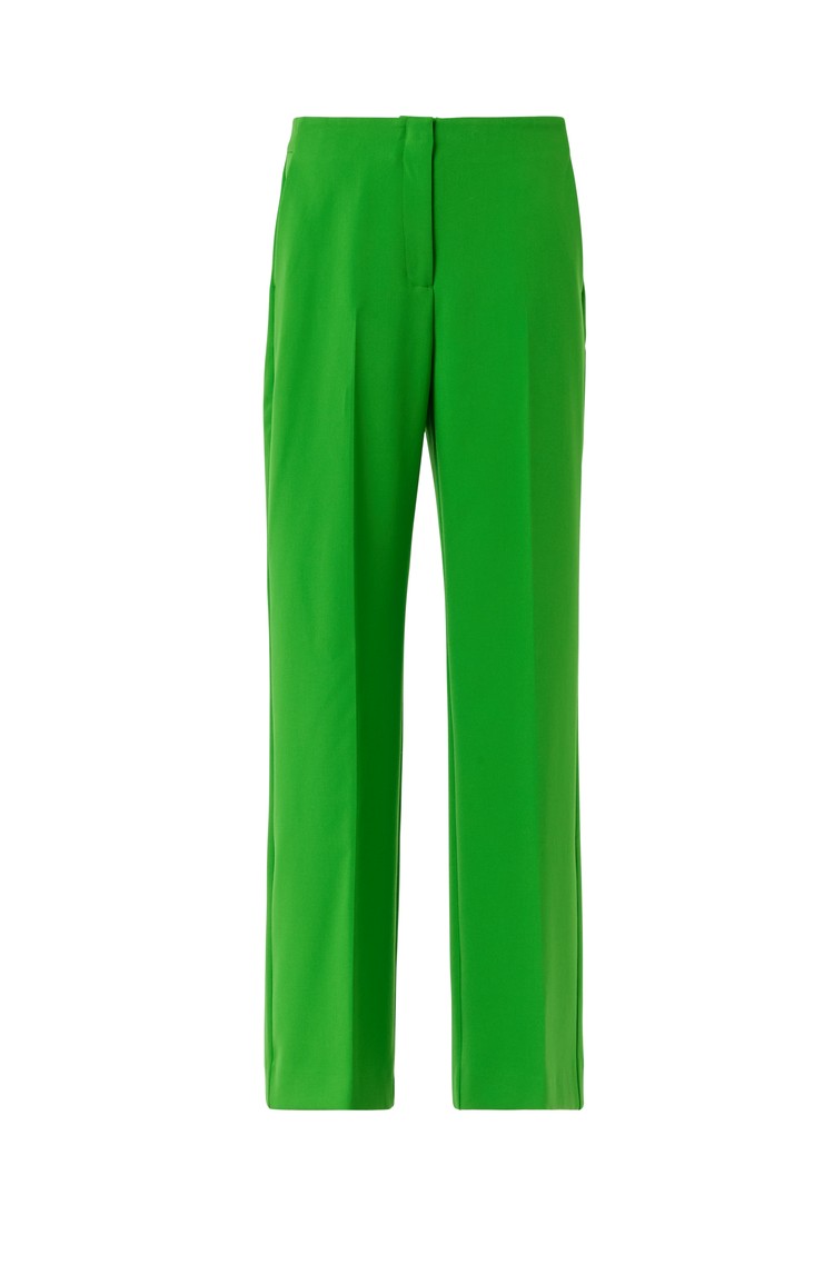 COMMA Hlače s srednje visokim pasom Zelena - Green 