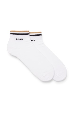 Paket 2 parov nizkih nogavic s črtastim detajlom