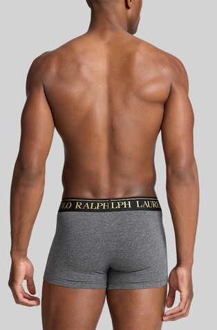RALPH LAUREN Paket 2 boksaric iz raztegljivega bombaža Večbarvna - Gb Chcl Heather / Col Green Aob 3