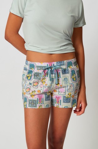 Night In Skiny 03 patterned shorts