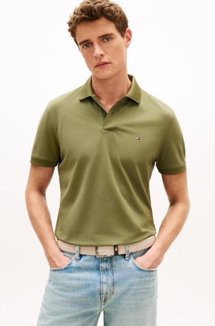 Performance regular fit polo majica s piké teksturo