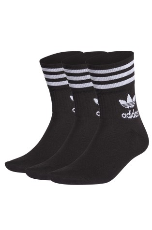 Mid Cut Crew Socks 3 Pairs