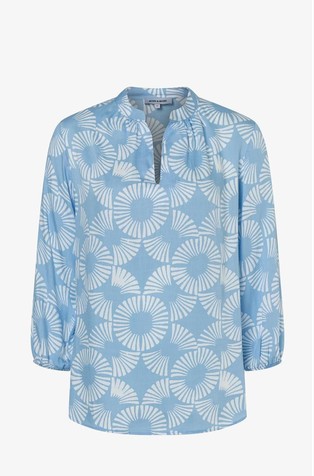 Vzorčasta viskozna bluza