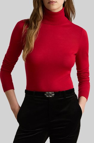 Turtleneck Sweater in Modal-blend