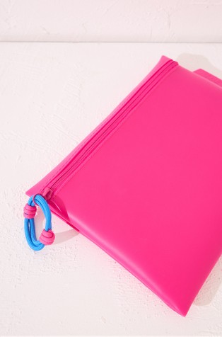 WOMEN'SECRET Torbica za kopalke iz vodoodpornega silikona Roza - Pink 4