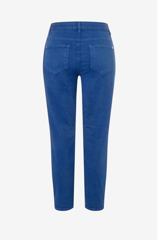 MORE &amp; MORE Obarvane jeans hlače Modra - Blue 2