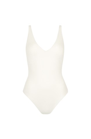 LISCA Malaga enodelne kopalke brez opore Bela - Cream 3