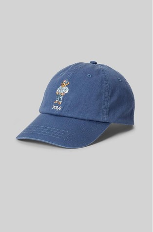 Polo Bear bombažna kapa s šiltom