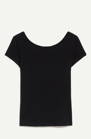 Slim fit jersey majica s kratkimi rokavi