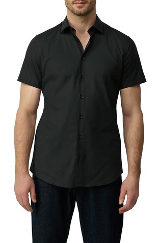 Tailored fit srajca s kratkimi rokavi
