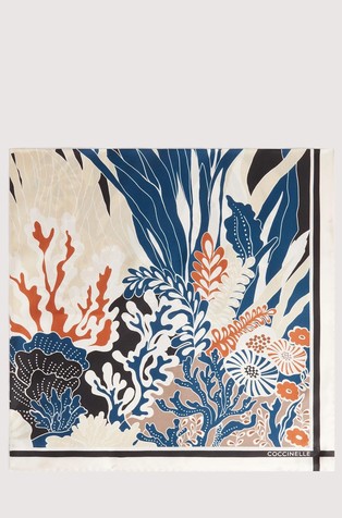 Ocean Depth Silk Foulard