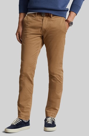 Stretch Slim Fit Twill Pant