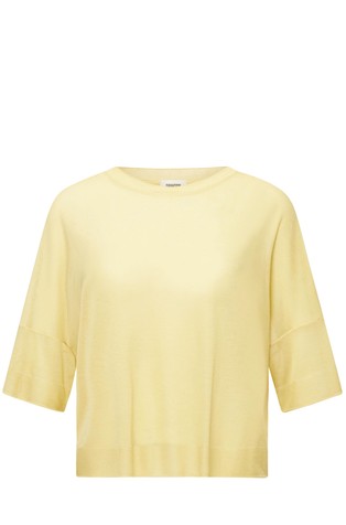 Relaxed fit T-shirt in transparent lyocell
