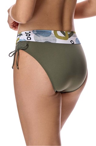 ORY Bikini bottom with side ties Green / Multi 2