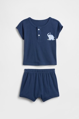 Baby Two-Piece Graphic Outfit Set