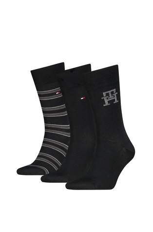 3-Pack Monogram Socks Gift Box