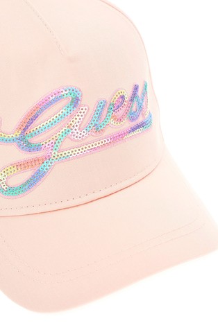 GUESS Baseball cap with logo Elegant Pink 4