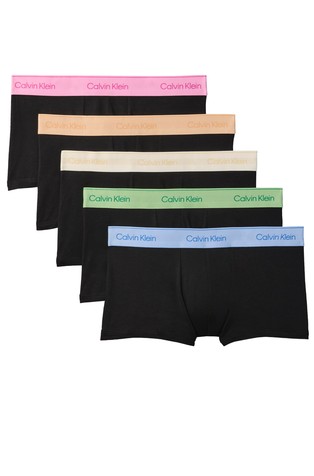 5 Pack Low Rise Trunks - Pride Cotton