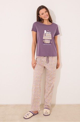 Snoopy cotton short sleeves pyjamas