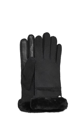 Water-resistant leather gloves