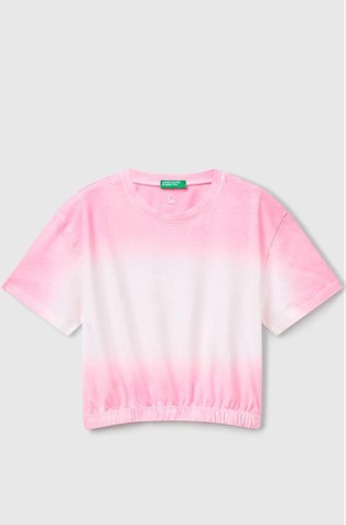 Dip-dye majica s kratkimi rokavi