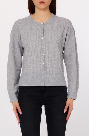 Pletena jopa iz volnene mešanice